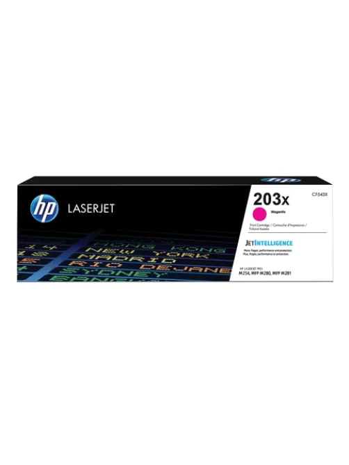 Картридж лазерный HP (CF543X) LaserJet Pro M254/M280/M281, №203X, пурпурный, ресурс 2500 стр., оригинальный