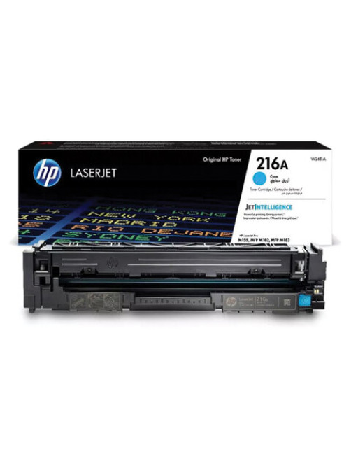 Картридж лазерный HP (W2411A) Color LaserJet M182n/M183fw, №216A, голубой, оригинальный, ресурс 850 страниц