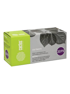 Картридж лазерный CACTUS (CS-TN2275) для BROTHER HL-2240R/2250/DCP-7060/7065, ресурс 2600 стр., CS-TN2275S