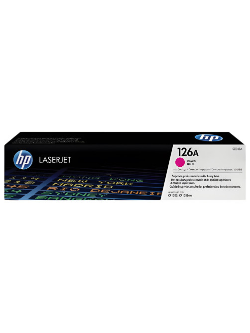 Картридж лазерный HP (CE313A) CLJ CP1025/CP1025NW, №126A, пурпурный, оригинальный, ресурс 1000 страниц