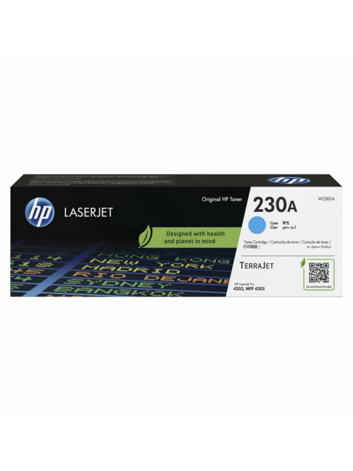 Картридж лазерный HP (W2301A) для Color LaserJet Pro 4303/4203, голубой, ресурс 1800 стр., оригинальный
