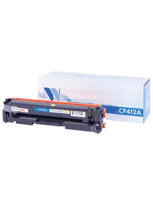 Картридж лазерный NV PRINT (NV-CF412A) для HP M377dw/M452nw/M477fdn/M477fdw, желтый, ресурс 2300 страниц