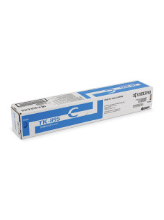 Тонер-картридж KYOCERA (TK-895C) FS-C8020MFP/C8025MFP/C8520MFP/C8525MFP, голубой, оригинальный, ресурс 6000 страниц, 1T02K0CNL0