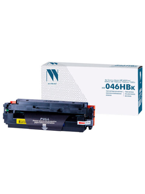 Картридж лазерный NV PRINT (NV-046HB) для CANON LBP653Cdw/654Cx/MF732Cdw, черный, ресурс 6300 страниц