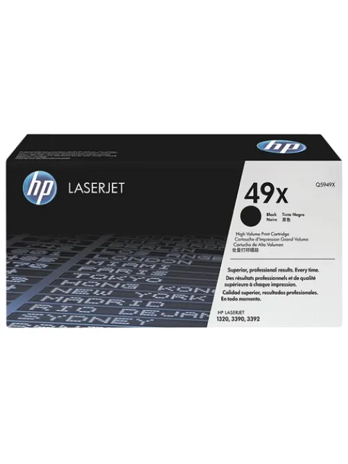 Картридж лазерный HP (Q5949X) LaserJet 1320/3390/3392 и другие, №49X, оригинальный, ресурс 6000 стр.