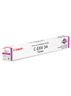 Тонер CANON (C-EXV34M) iR C9060/C9065/C9070, пурпурный, оригинальный, ресурс 16000 страниц, 3784B002