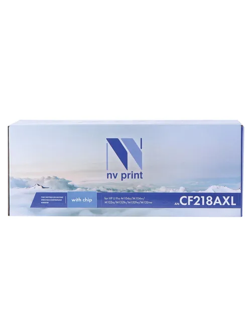 Картридж лазерный NV PRINT (NV-CF218AXL) для HP M104a / M104w / M132fn / M132nw, ресурс 3500 страниц