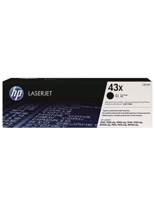 Картридж лазерный HP (C8543X) LaserJet 9000/9040/9050, №43X, оригинальный, 30000 страниц