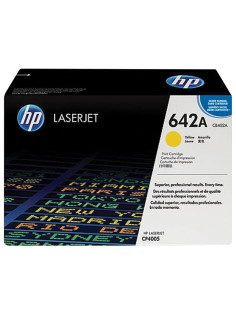 Картридж лазерный HP (CB402A) ColorLaserJet CP4005, желтый, оригинальный, ресурс 7500 стр.