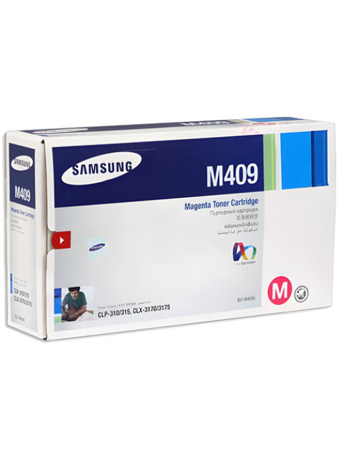 Картридж лазерный SAMSUNG (CLT-M409S) CLP-310/315 и другие, оригинальный, пурпурный, ресурс 1000 стр.
