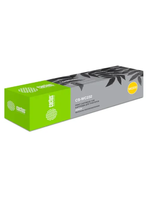 Тонер-картридж CACTUS (CS-WC232) для XEROX WorkCentre 5632/5755, ресурс 32000 стр.