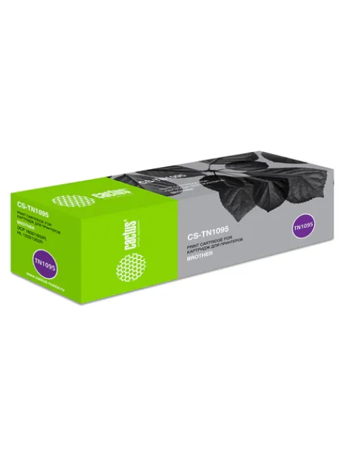 Картридж лазерный CACTUS (CS-TN1095) для BROTHER DCP-1602/1602R/HL-1202/1202R, ресурс 1500 стр.