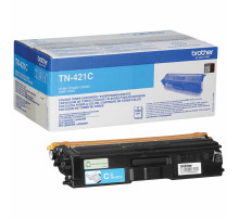 Картридж лазерный BROTHER (TN421C) HLL8260CDW/DCPL8410CDW/MFCL8690CDW, голубой, оригинальный, ресурс 1800 страниц