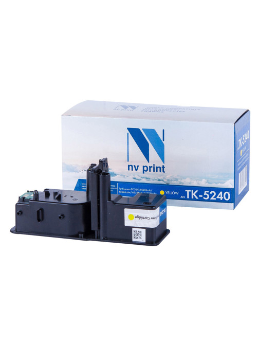 Тонер-картридж NV PRINT (NV-TK-5240Y) для KYOCERA ECOSYS P5026cdn/w/M5526cdn, желтый, ресурс 3000 стр.