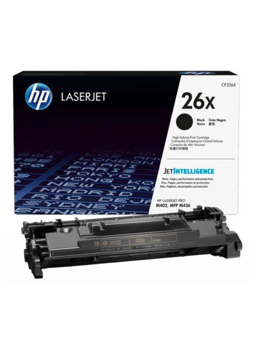Картридж лазерный HP (CF226X) LaserJet Pro M402d/n/dn/dw/426dw/fdw/fdn, №26X, оригинальный, увеличенный ресурс 9000 страниц