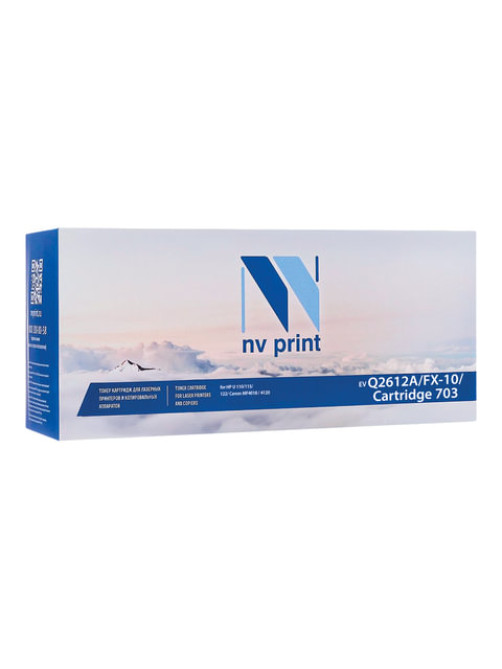 Картридж лазерный NV PRINT (NV-Q2612A/FX-10/703) для HP/CANON LaserJet/i-SENSYS, ресурс 2000 стр., NV-2612A/FX-10/