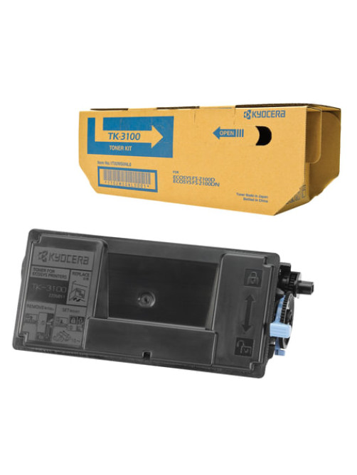 Тонер-картридж KYOCERA (TK-3100) FS2100D/DN/M3040DN/M3540DN, оригинальный, ресурс 12500 стр., 1T02MS0NL0