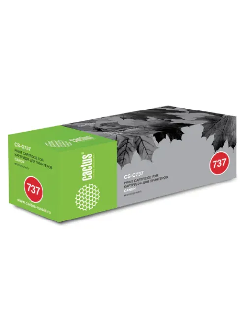 Картридж лазерный CACTUS (CS-C737) для CANON MF211/212w/216n/217w/226dn/229dw, ресурс 2400 стр.