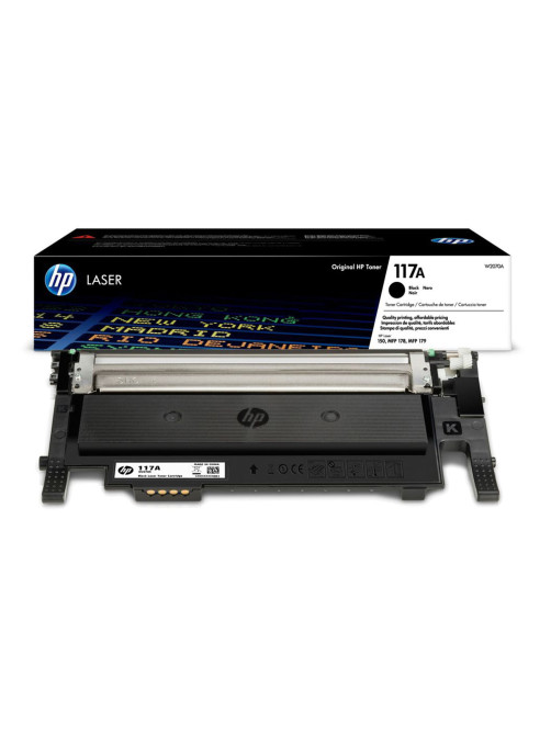 Картридж лазерный HP (W2070A) для HP Color Laser 150a/nw178nw/fnw, №117A, оригинальный, черный, ресурс 1000 страниц