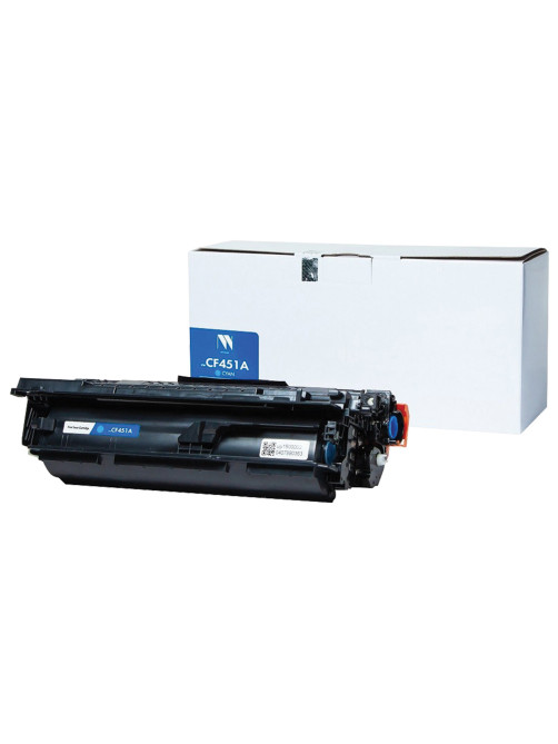 Картридж лазерный NV PRINT (NV-CF451A) для HP LJ M652/M653/M681/M682, голубой, ресурс 10500 страниц, NV-CF451AC