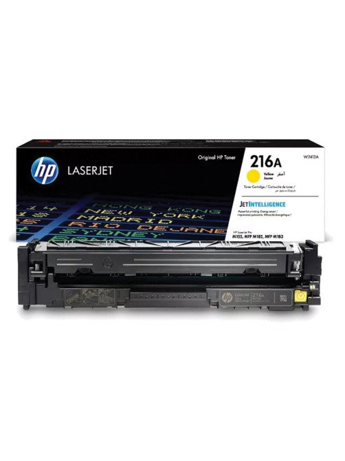 Картридж лазерный HP (W2412A) Color LaserJet M182n/M183fw, №216A, желтый, оригинальный, ресурс 850 страниц