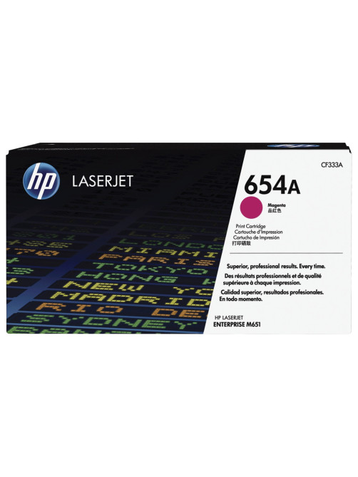 Картридж лазерный HP (CF333A) LaserJet M651n/M651dn/M651xh, №654A, пурпурный, оригинальный, ресурс 15000 страниц