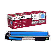 Картридж лазерный SONNEN (SH-CE311A) для HP CLJ CP1025 ВЫСШЕЕ КАЧЕСТВО, голубой, 1000 страниц, 363963