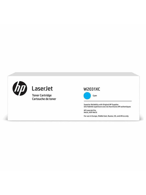 Картридж лазерный HP (W2031X) Color LaserJet M454dn/M479dw и др, №415X, голубой, оригинальный, ресурс 6000 страниц