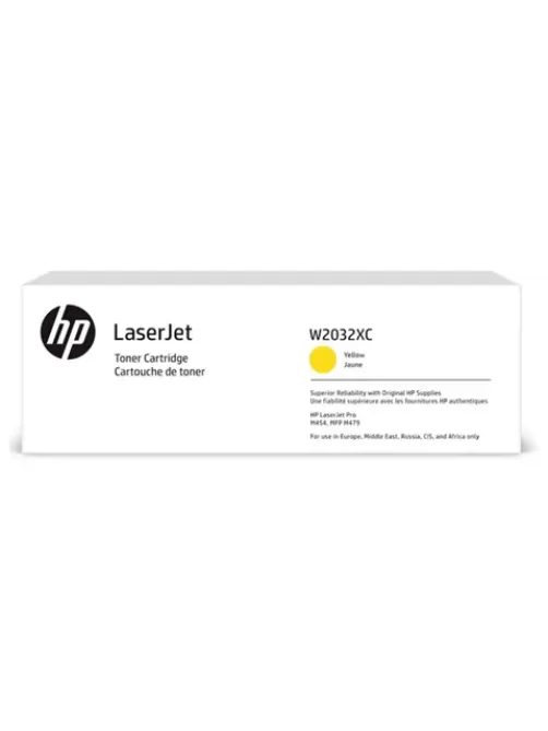 Картридж лазерный HP (W2032X) Color LaserJet M454dn/M479dw и др, №415X, желтый, оригинальный, ресурс 6000 страниц
