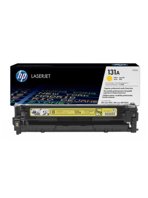 Картридж лазерный HP (CF212A) CLJ Pro 200 M276n/M276nw, №131A, желтый, оригинальный, ресурс 1800 страниц