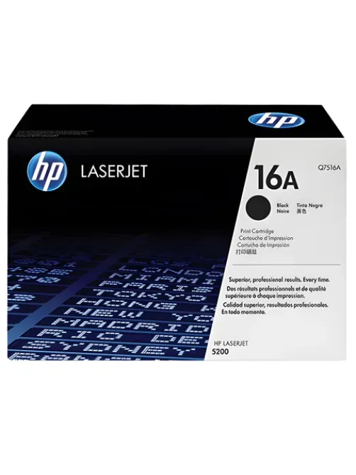 Картридж лазерный HP (Q7516A) LaserJet 5200, №16A, оригинальный, ресурс 12000 страниц