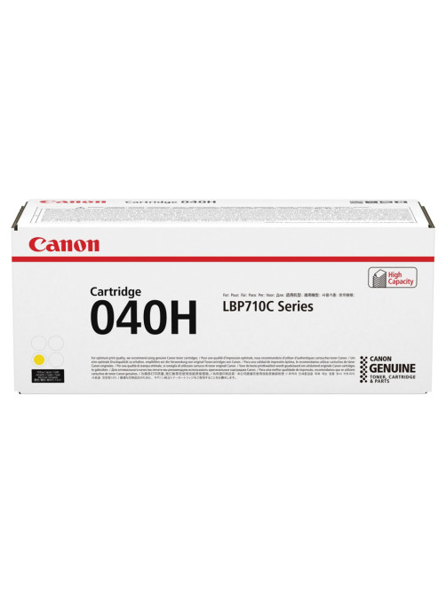Картридж лазерный CANON (040H) i-SENSYS LBP710CX / 712CX, желтый, ресурс 10000 страниц, оригинальный, 0455C001
