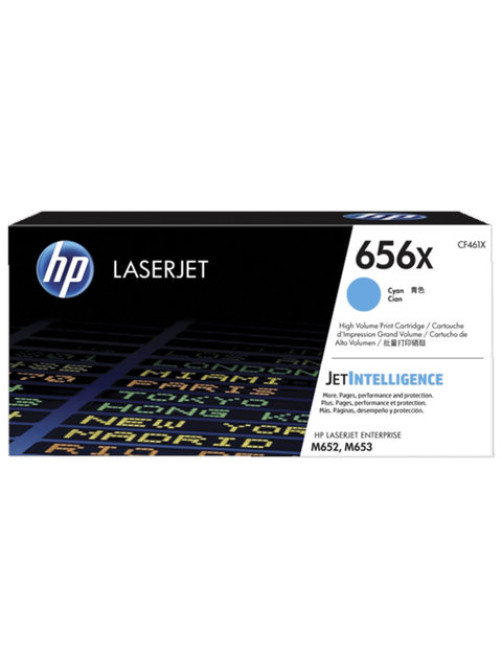 Картридж лазерный HP (CF461X) Color LJ M652dn/M653dn/M653x, №656X, голубой, ресурс 22000 стр, оригинальный