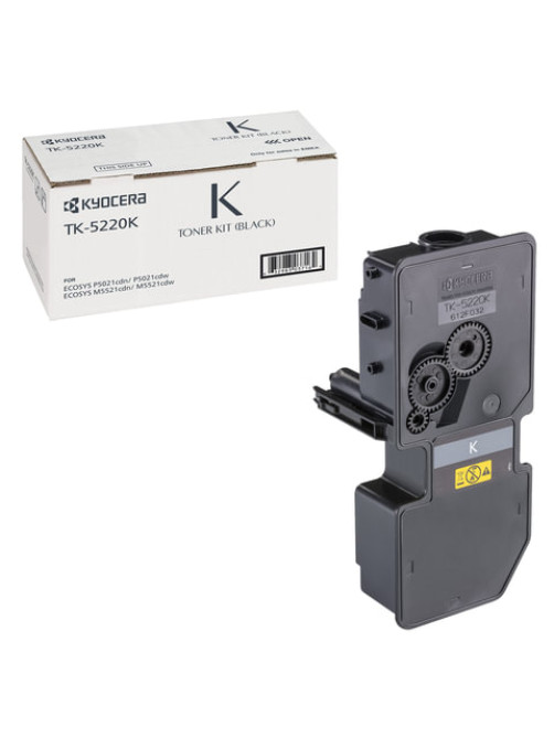 Тонер-картридж KYOCERA (TK-5220K) ECOSYS P5021cdn/cdw/M5521cdn/cdw, черный, ресурс 1200 стр., оригинальный, 1T02R90NL1