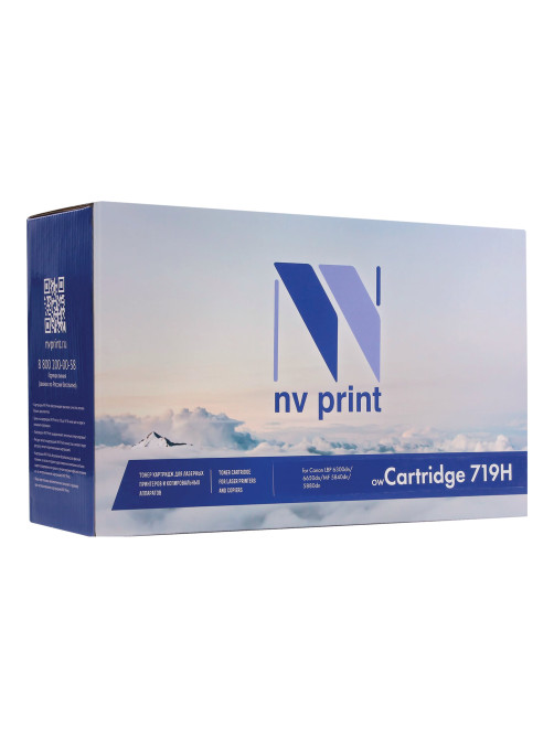 Картридж лазерный NV PRINT (NV-719H) для CANON LBP6300dn/6650/MF5840/5880, ресурс 6400 стр.