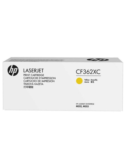 Картридж лазерный HP (CF362X) LaserJet Pro M552/M553, №508X, желтый, оригинальный, ресурс 9500 страниц