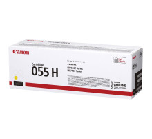 Картридж лазерный CANON (055HY) для LBP663/664/MF742/744/746, желтый, оригинальный, ресурс 5900 страниц, 3017C002