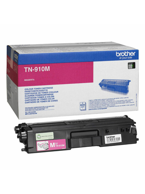 Картридж лазерный BROTHER (TN910M) HL-L9310CDW/MFC-L9570CDW, пурпурный, оригинальный, ресурс 9000 страниц
