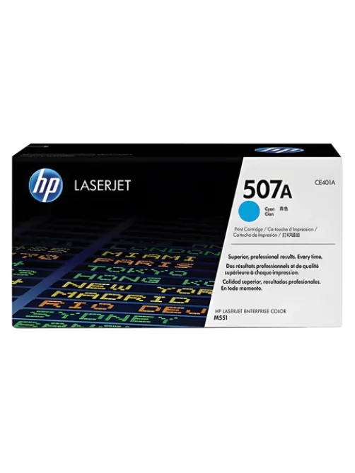 Картридж лазерный HP (CE401A) LaserJet Pro M570dn/M570dw, №507A, голубой, оригинальный, ресурс 6000 страниц