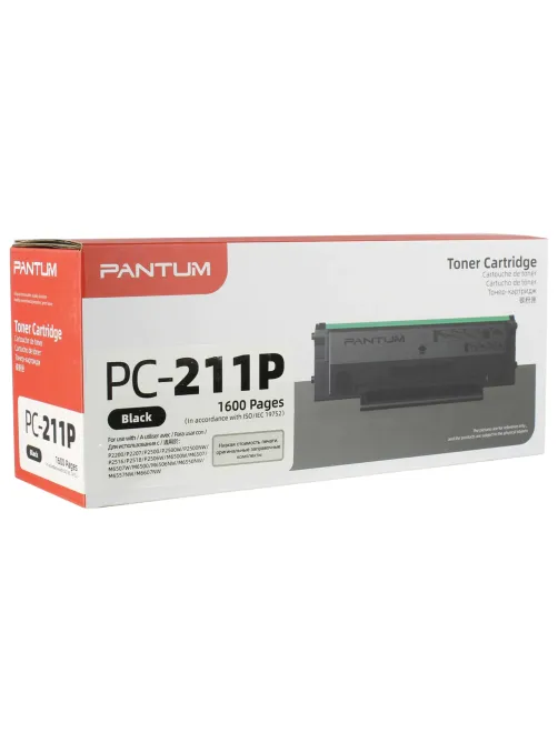 Картридж лазерный PANTUM (PC-211P) P2200/P2207/P2507/P2500/M6500/M6607, ресурс 1600 стр., оригинальный (PC-211EV)