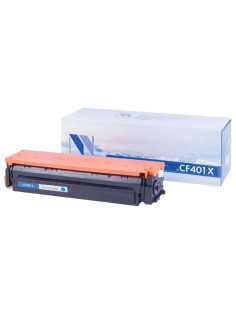 Картридж лазерный NV PRINT (NV-CF401X) для HP M252dw/M252n/M274n/M277dw/M277n, голубой, ресурс 2300 страниц