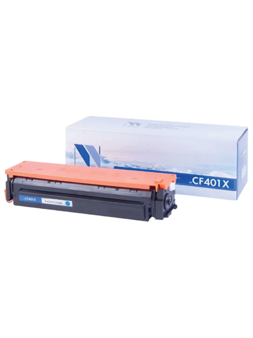 Картридж лазерный NV PRINT (NV-CF401X) для HP M252dw/M252n/M274n/M277dw/M277n, голубой, ресурс 2300 страниц