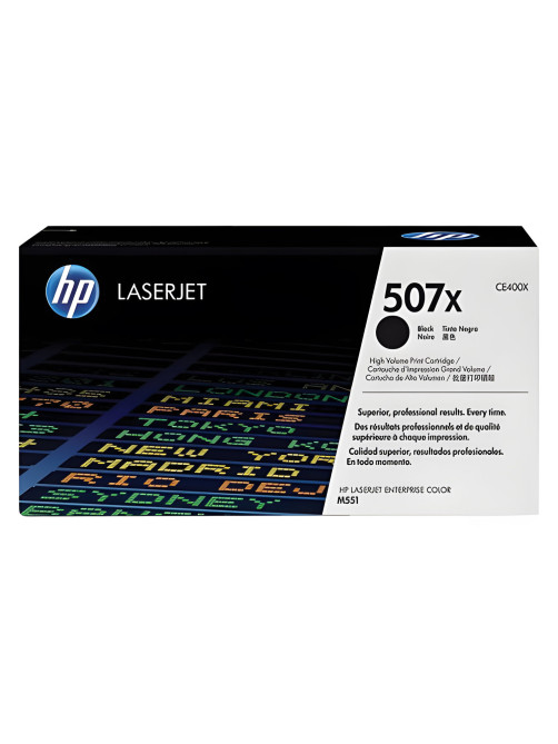 Картридж лазерный HP (CE400X) LaserJet Pro M570dn/M570dw, №507X, черный, оригинальный, ресурс 11000 страниц