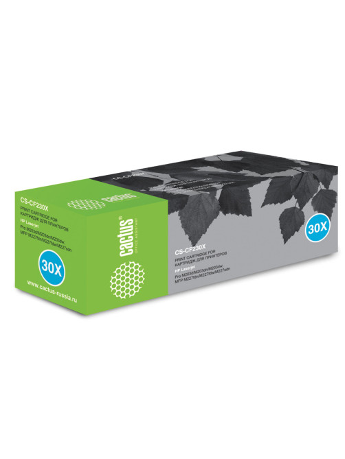 Картридж лазерный CACTUS (CS-CF230X) для HP LaserJetPro M227fdw/M227sdn/M203dn, ресурс 3500 стр.