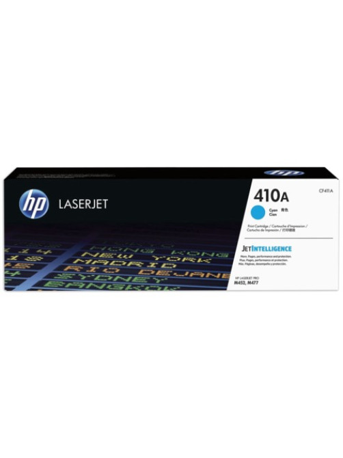 Картридж лазерный HP (CF411A) LaserJet Pro M477/M452, №410A, голубой, оригинальный, ресурс 2300 страниц