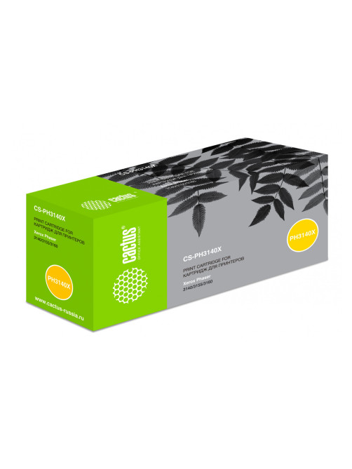 Картридж лазерный CACTUS (CS-PH3140X) для XEROX Phaser3140/3155/3160, ресурс 2500 стр.