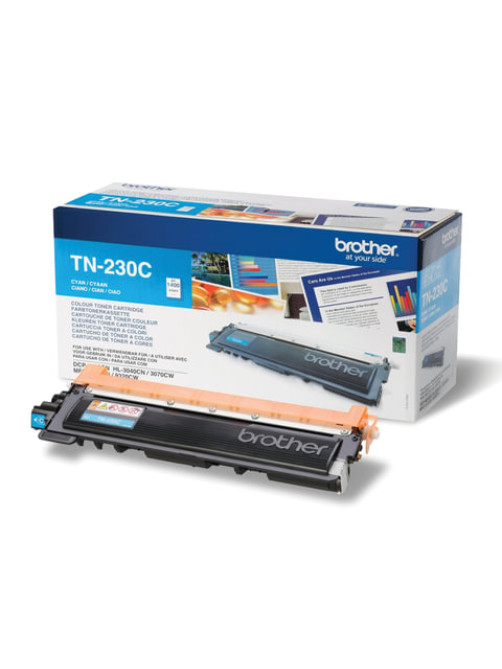 Картридж лазерный BROTHER (TN230C) DCP-9010CN/MFC-9120CN и другие, голубой, оригинальный, ресурс 1400 стр.