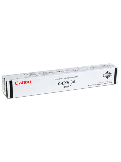 Тонер CANON (C-EXV34BK) iR C9060/C9065/C9070, черный, оригинальный, ресурс 23000 страниц, 3782B002