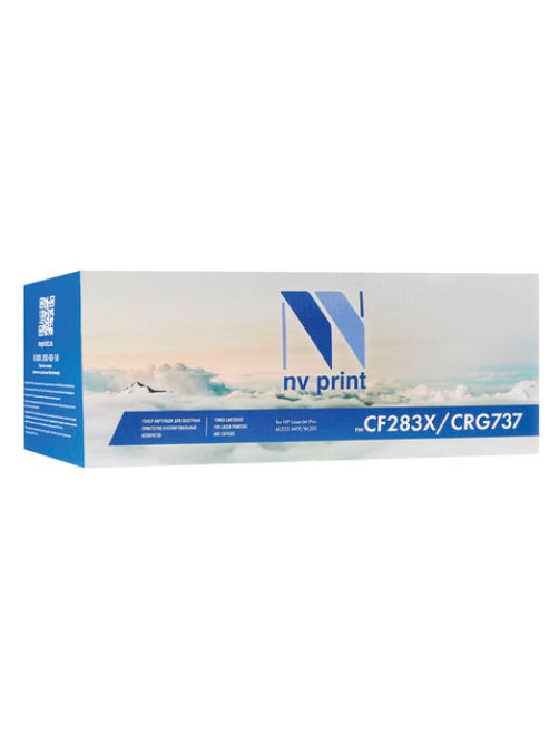 Картридж лазерный NV PRINT (NV-CF283X/737) для HP/CANON LJ M201/225/ MF211/212/216, ресурс 2200 стр., NV-CF283X/Canon