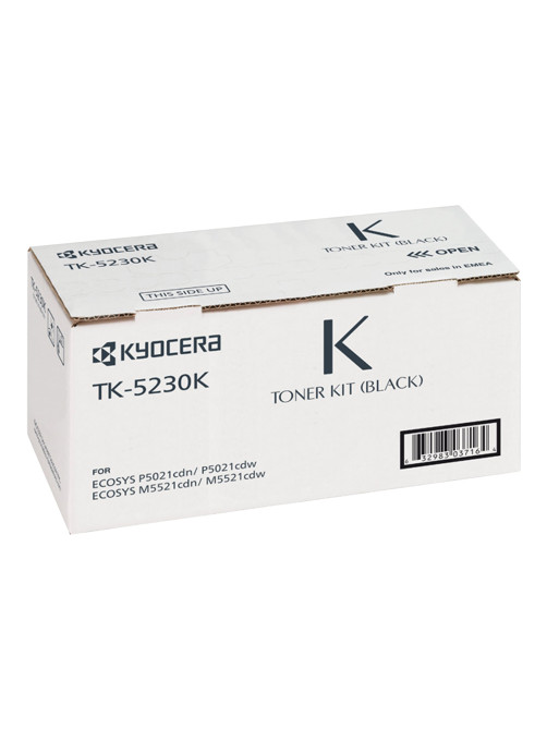 Тонер-картридж KYOCERA (TK-5230K) ECOSYS P5021cdn/cdw/M5521cdn/cdw, черный, ресурс 2600 стр., оригинальный, 1T02R90NL0
